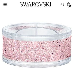 NWT Swarovski shimmer tea light holders (2)